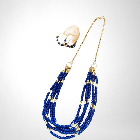 Hand made Necklace and Earring set - Picture 1 of 1